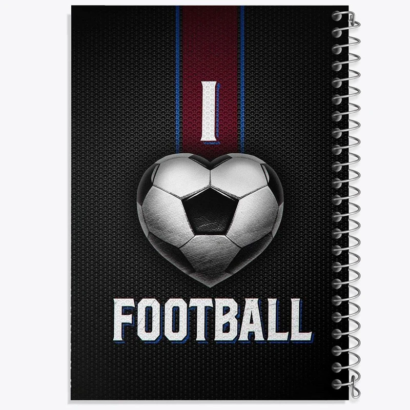 دفتر ژورنال نویسی 50 برگ خندالو مدل نقطه ای طرح فوتبال Football کد 25981