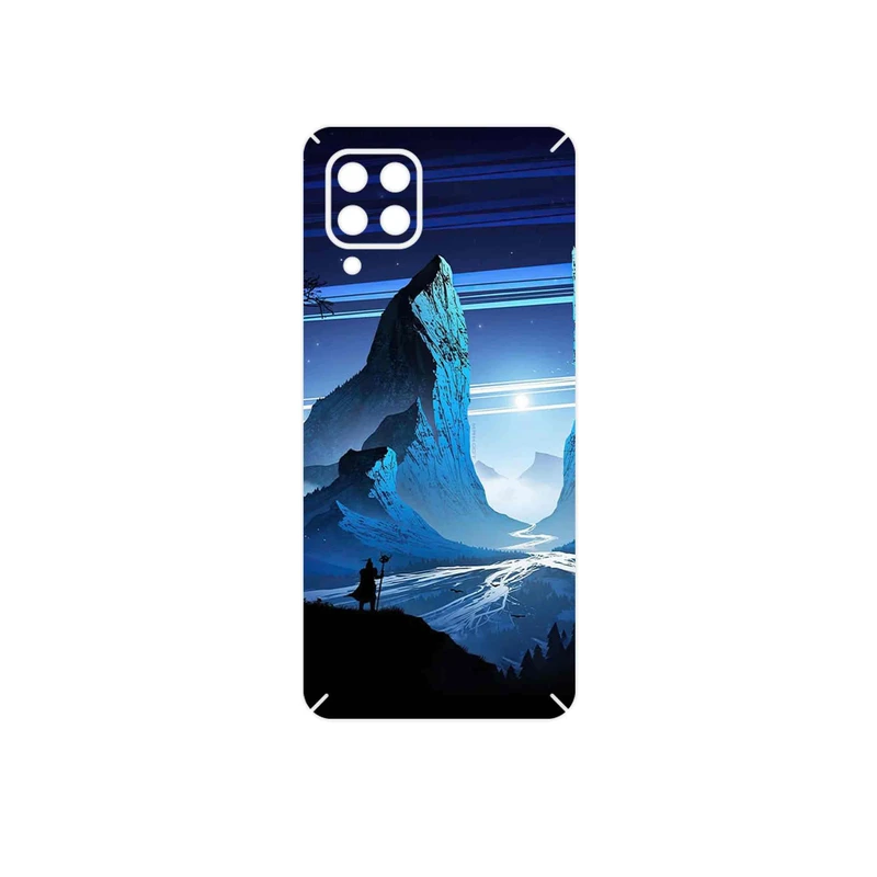برچسب پوششی ماهوت مدل Blue Mountains Digital Art مناسب برای گوشی موبایل سامسونگ Galaxy M32