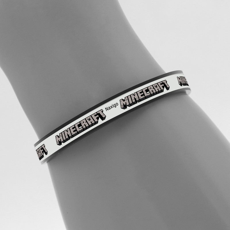 دستبند ناکسیگو مدل شب تاب طرح Minecraft کد BR7051