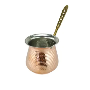 شیرجوش مسی مدل چکشی دسته دار کد alsh041