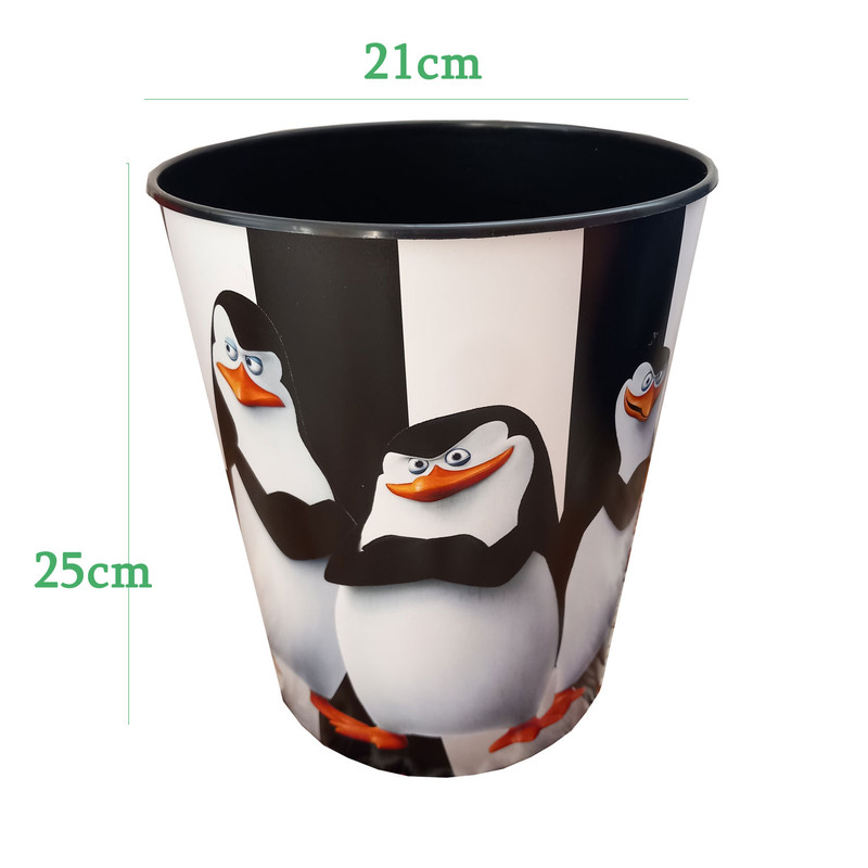 سطل زباله اتاق کودک مدل ماداگاسکار کد PENG-1020