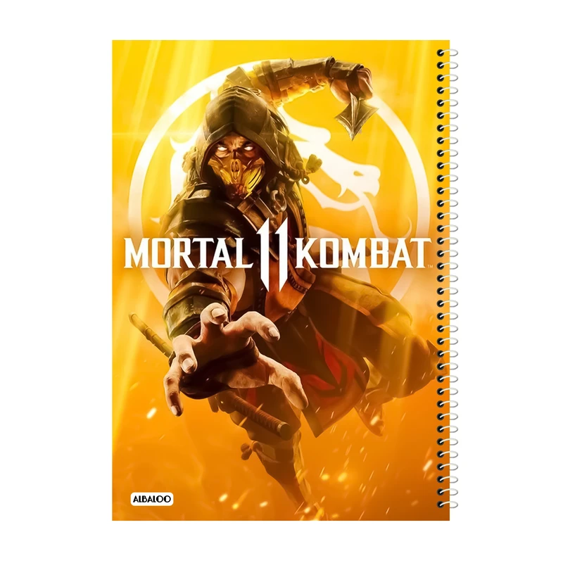 دفتر مشق 100 برگ آلبالو طرح گیمینگ کد 2299