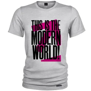 تی شرت آستین کوتاه مردانه 27 مدل Modern World کد MH1214