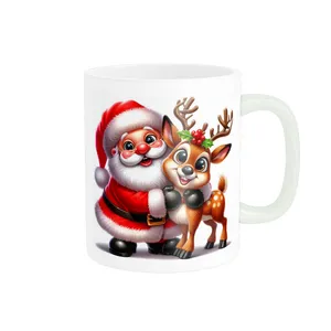 ماگ پادآفرین مدل کریسمس طرح بابانوئل کد p2762