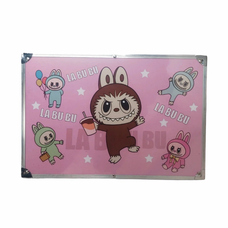 بسته رنگ‌آمیزی مدل جعبه ای طرح لبوبو لیوان بدست کد 7989 بسته 145 عددی