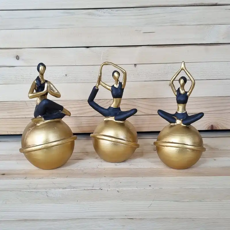 مجسمه مدل یوگا بسته 3 عددی