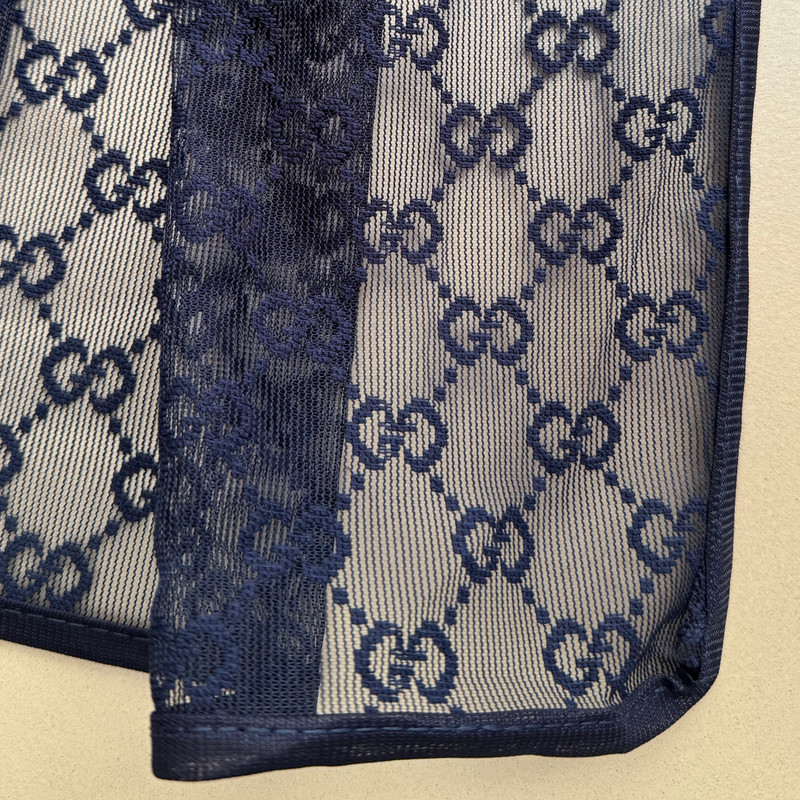 شال زنانه مدل توری گیپور زنجیری دور نوار دوزی مجلسی