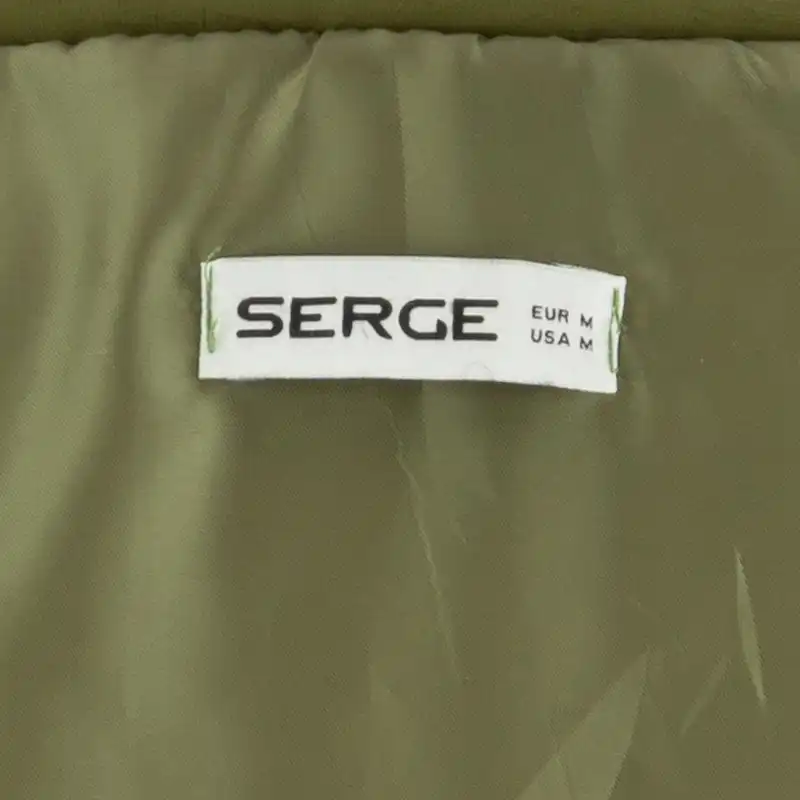 کاپشن زنانه سرژه مدل 219122 رنگ یشمی