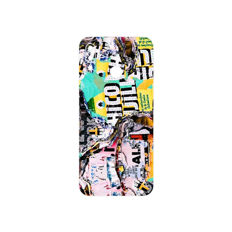 برچسب پوششی ماهوت مدل Collage of Teared Paper مناسب برای گوشی موبایل هوآوی Nova 3e