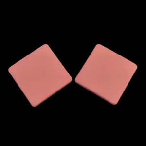 گوشواره زنانه مدل مربع پاستیلی عروسکی