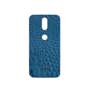 MAHOOT Blue-Crocodile-Leather Cover Sticker for Motorola Moto G4