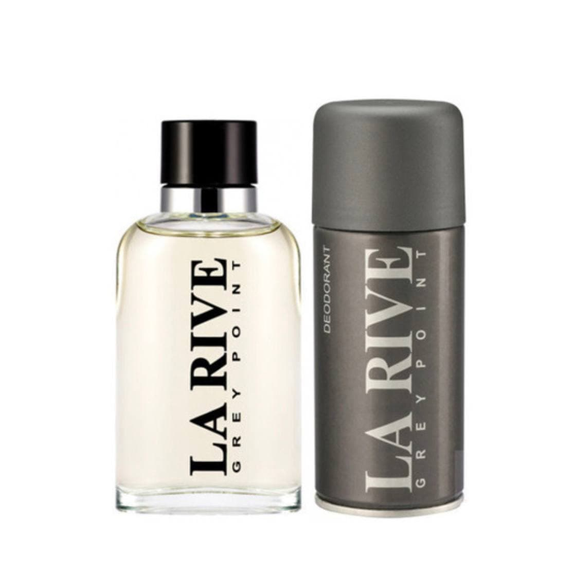 ست ادو تویلت مردانه لا ریو مدل Gift set Grey Point حجم 90 میلی لیتر
