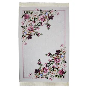 فرش پارچه ای هانوکس طرح گلباران کد MH-008-1