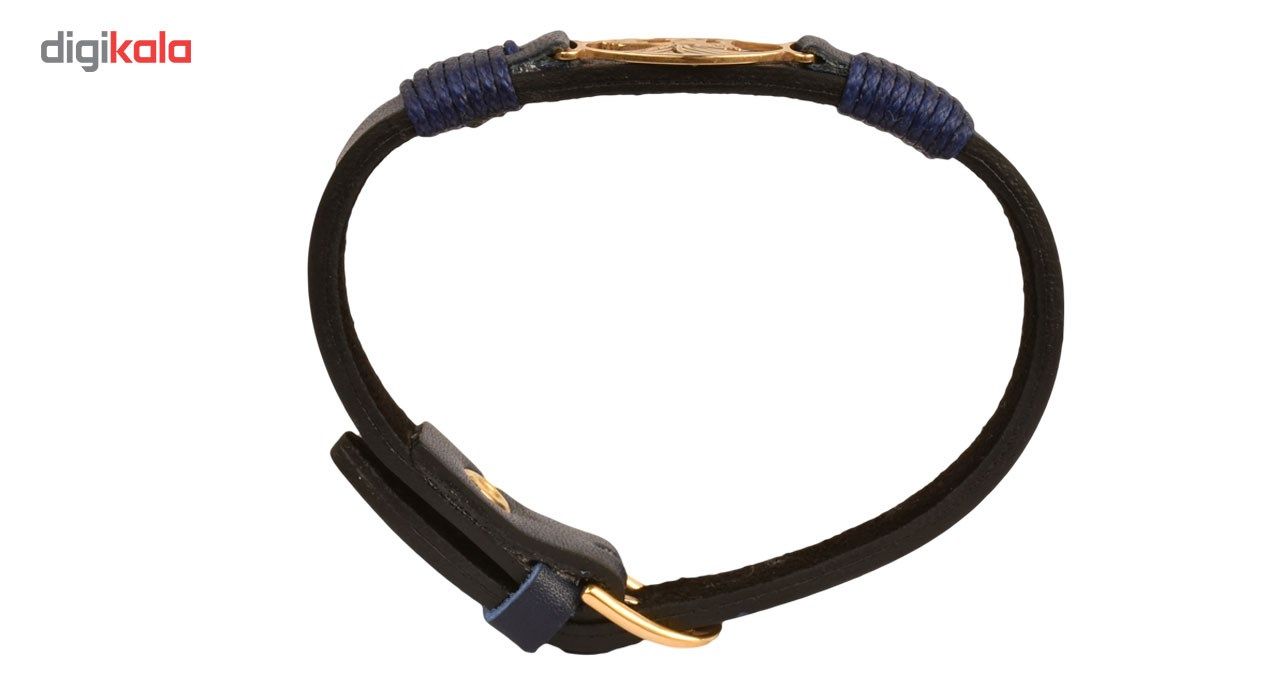 دستبند زنانه کهن چرم طرح تولد شهریور مدل BR41-11 -  - 5