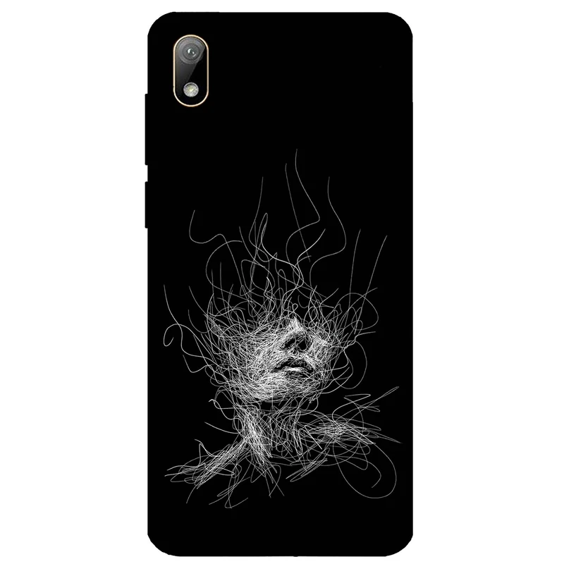  کاور مگافون طرح اسکچ صورت مدل 7423 مناسب برای گوشی موبایل آنر 8S