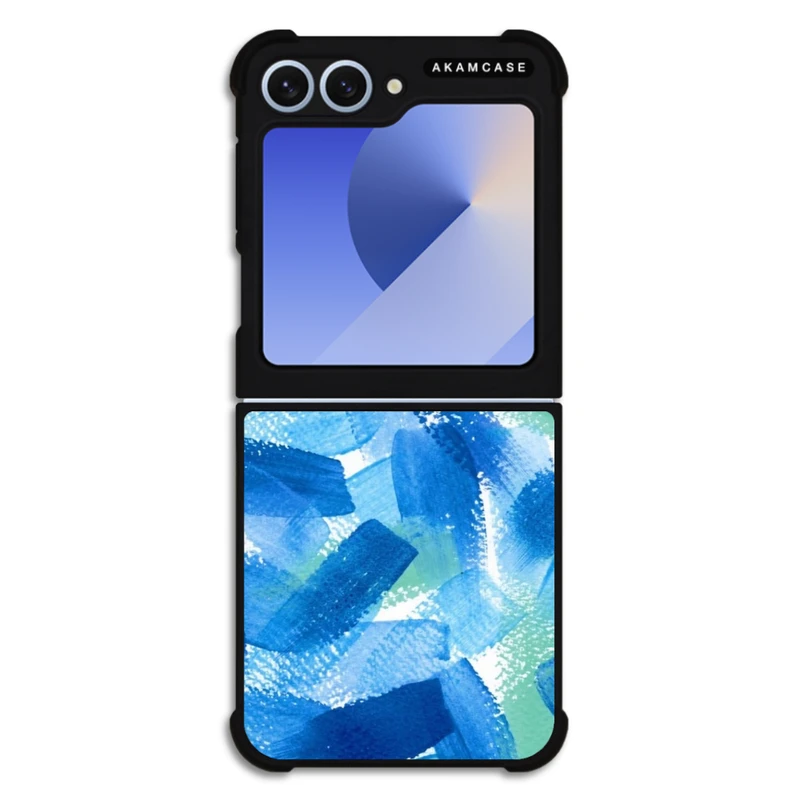 کاور آکام مدل AMC-WSGZFLIP6-WATER COLOR-5 مناسب برای گوشی موبایل سامسونگ Galaxy Z Flip 6