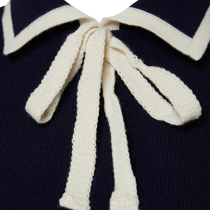 پلیور یقه برگردان زنانه مدل 663782027 طرح ترندیول