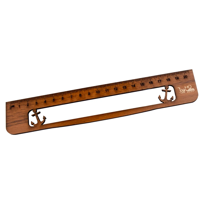 خط کش 20 سانتی متری کایرا مدل چوبی