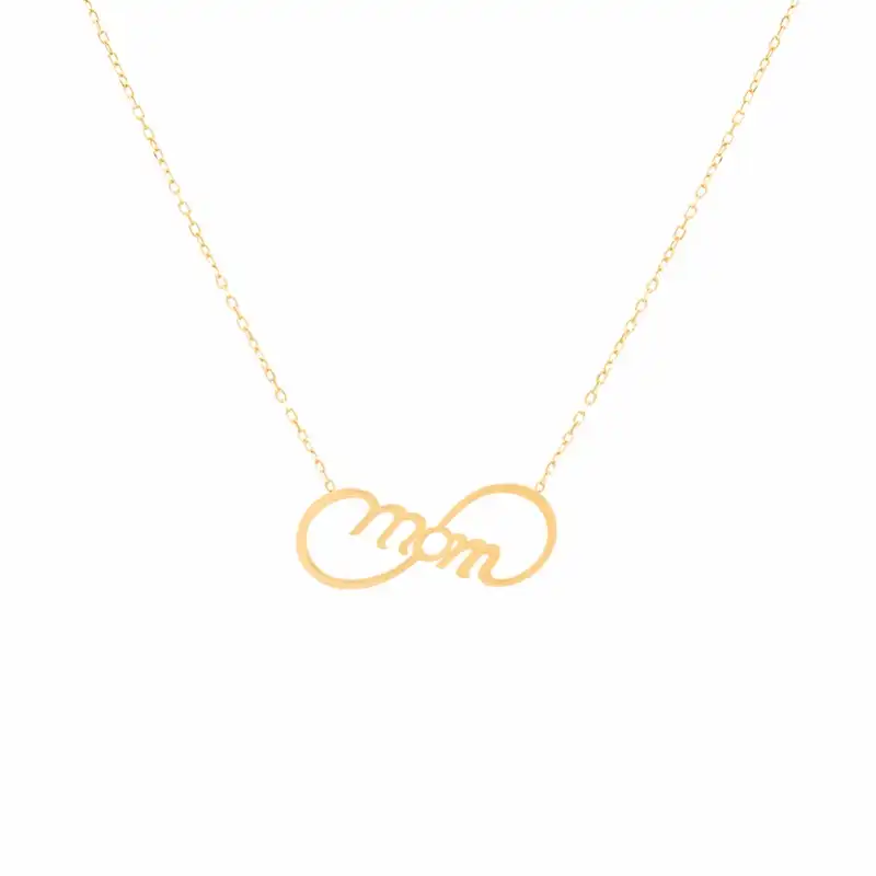گردنبند طلا 18 عیار زنانه مدل کلمه مامان