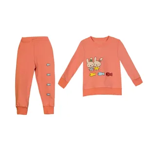 ست سویشرت و شلوار دخترانه مدل خرگوش و ماهی 18