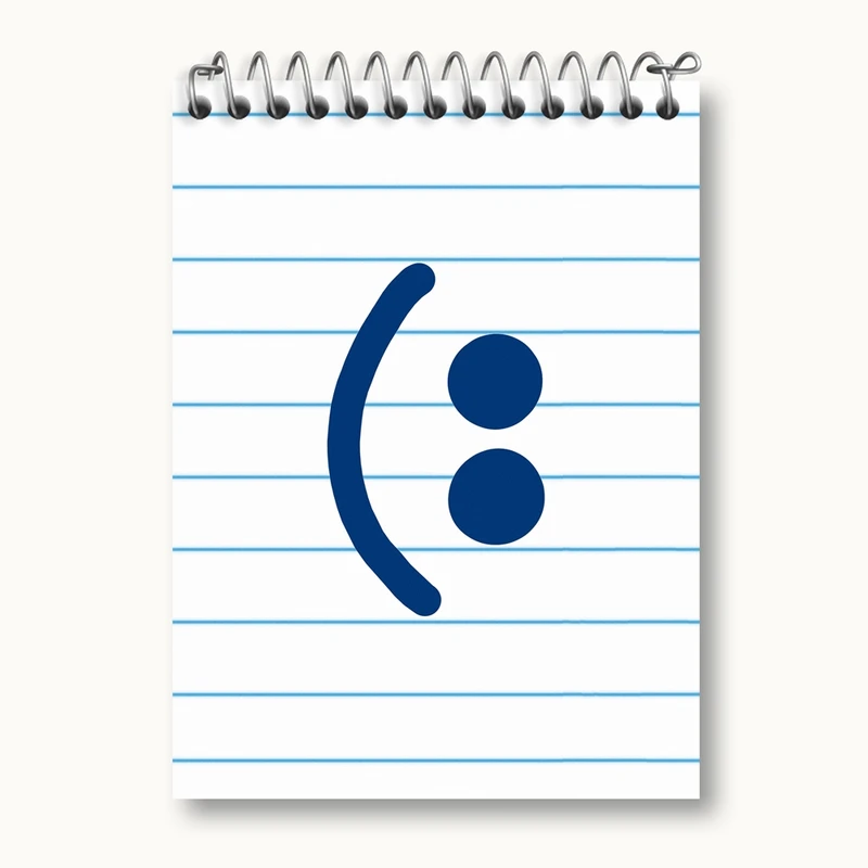 دفتر یادداشت 50 برگ خندالو مدل خوشحال کد 5596