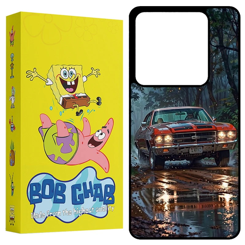 کاور باب قاب طرح ماشین مدل BCPX6 مناسب برای گوشی موبایل شیائومی Redmi Note 13 Pro 5G / Poco X6 5G