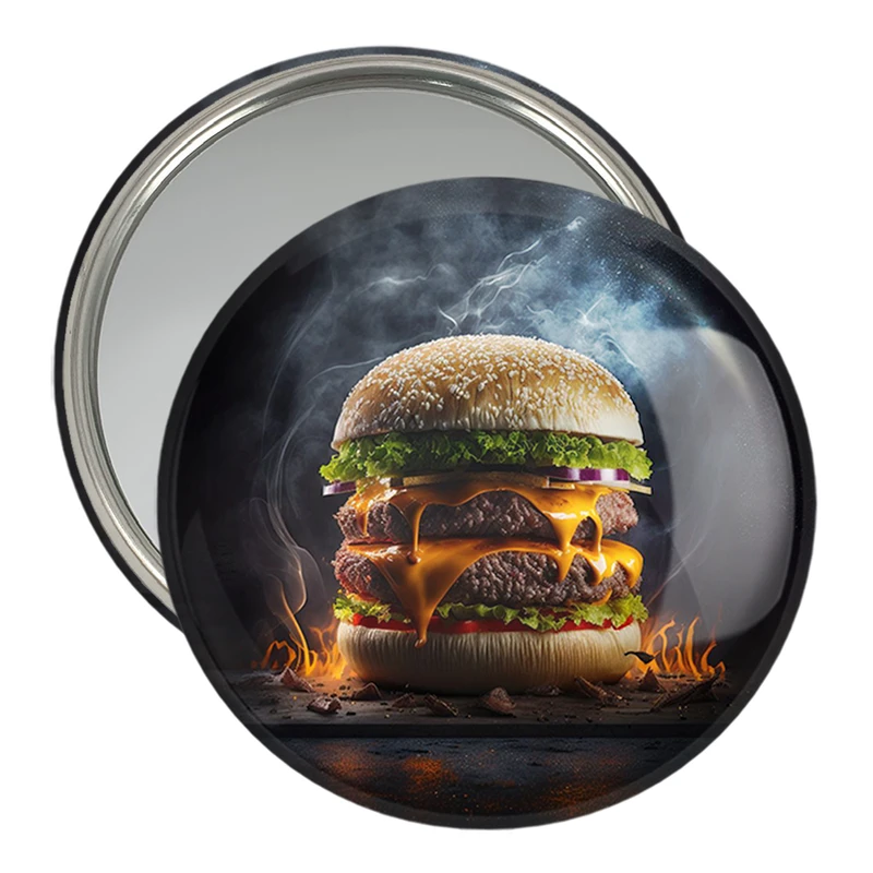 آینه جیبی خندالو مدل فست فود کد 31049