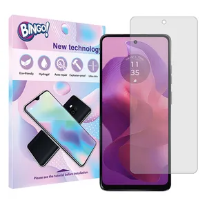 Bingo transparent Model Tough screen protector suitable for Motorola Moto G24 Mobile phone