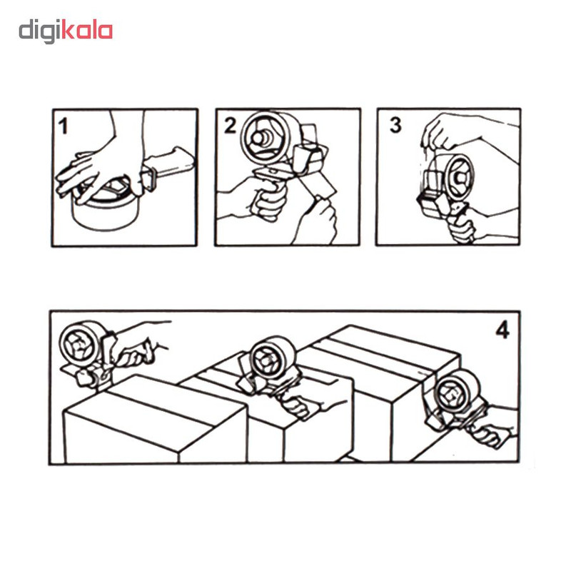 دستگاه چسب پهن مدل ZA05