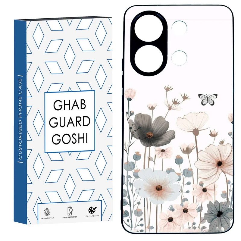 کاور قاب گارد گوشی طرح گل کد TPU-135 مناسب برای گوشی موبایل شیائومی  REDMI NOTE 13 4G