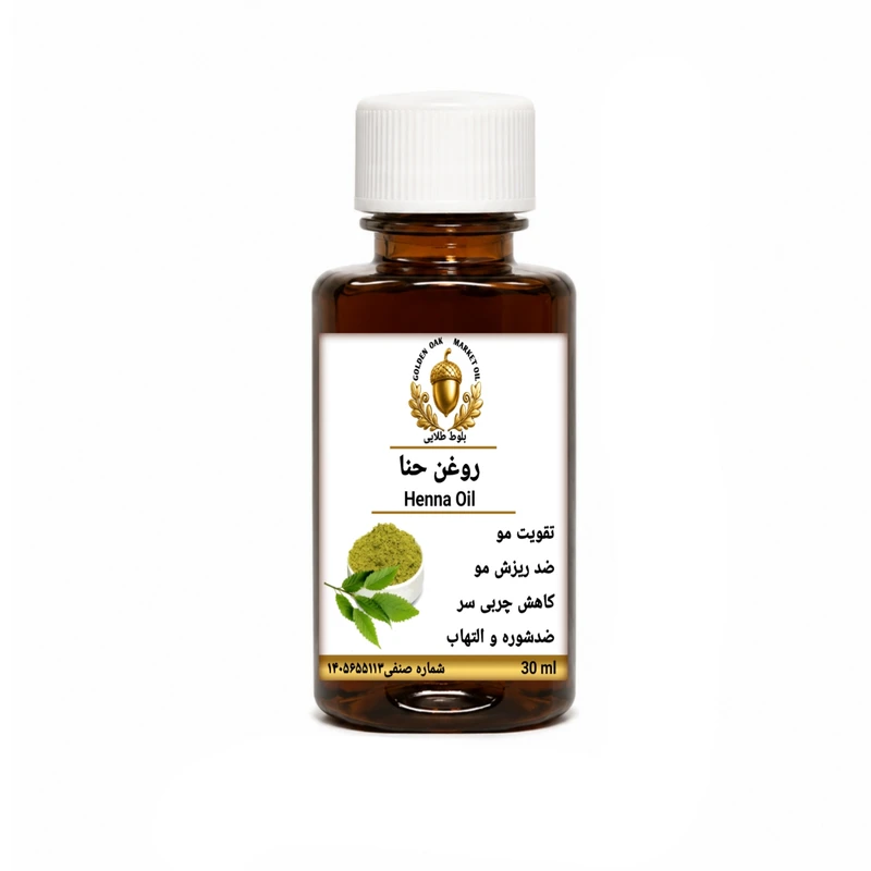 روعن حنا بلوط طلایی مدل ممتاز حجم ۳۰‌میلی‌لیتر