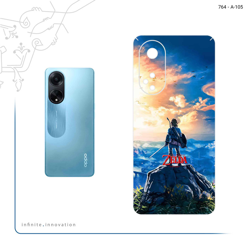 برچسب پوششی ماهوت مدل Legend of Zelda Game Series مناسب برای گوشی موبایل اپو A98