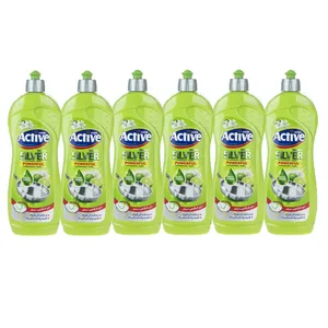 مایع ظرفشویی اکتیو مدل Lime and Flower وزن 750 گرم مجموعه 6 عددی