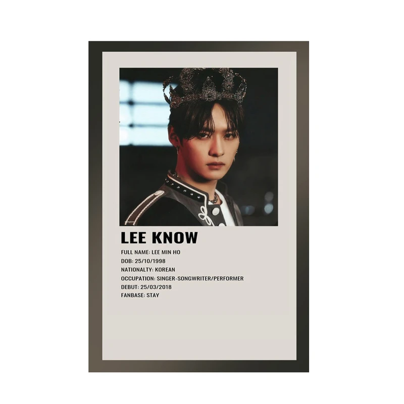 پوستر مدل استری کیدز Stray kids طرح لینو Leeknow کد 624