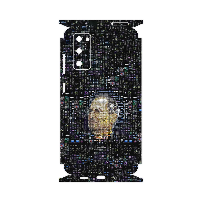 برچسب پوششی ماهوت مدل Collage of Steve Jobs 2-FullSkin مناسب برای گوشی موبایل سامسونگ Galaxy S20 FE