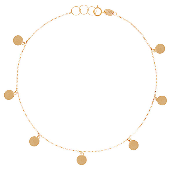 پابند طلا 18 عیار زنانه دوست خوب مدل dk097