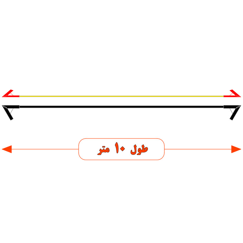 کابل اتصال باتری خودرو مدل Bavaria 950A-10m مجموعه دو عددی