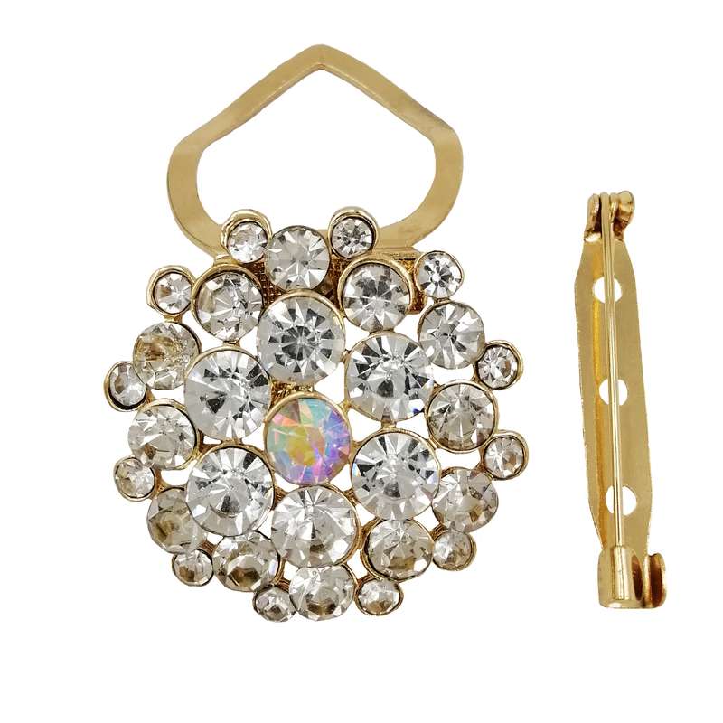 ست گیره روسری و سنجاق سینه زنانه کد ja300