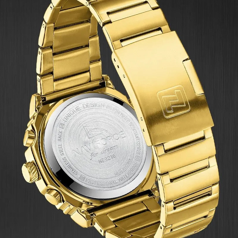 ساعت مچی عقربه‌ای مردانه نیوی فورس مدل NF9216 G.B