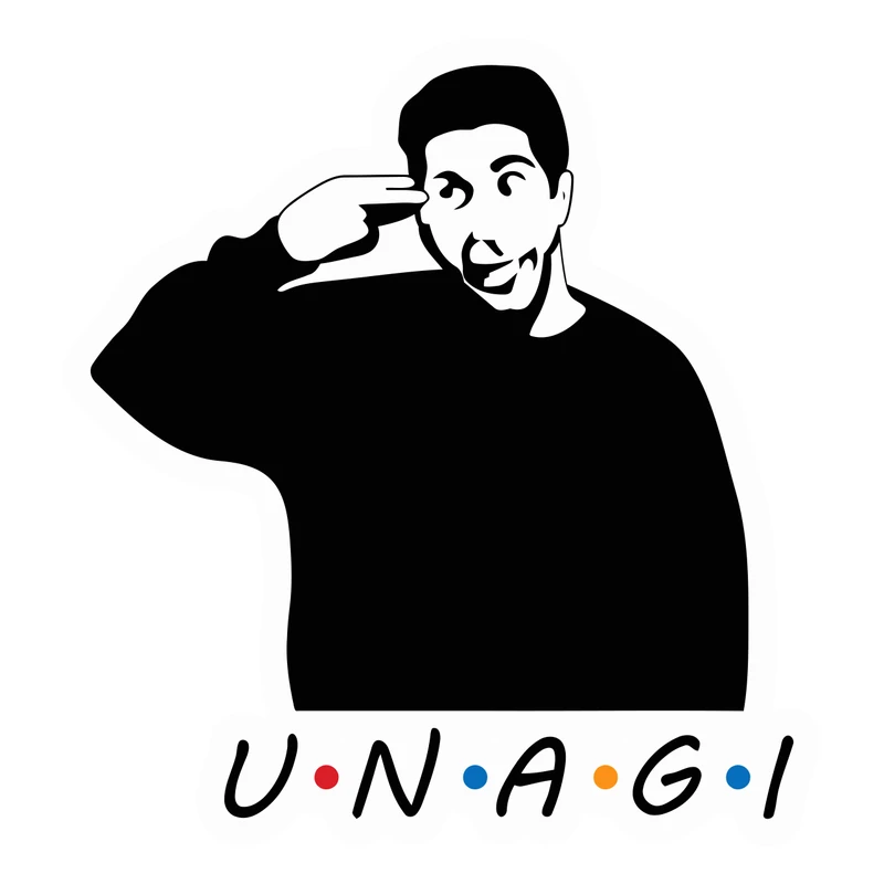 برچسب لپ تاپ پویا مارکت طرح فرندز کد 2896