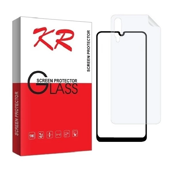 محافظ صفحه نمایش کی آر مدل 2FN مناسب برای گوشی موبایل سامسونگ Galaxy A70 به همراه محافظ پشت گوشی