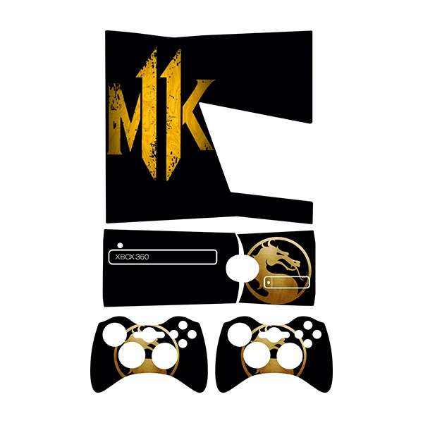 برچسب ایکس باکس 360 اسلیم توییجین وموییجین مدل MortalKombat 12 مجموعه 4 عددی