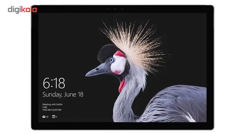 تبلت مایکروسافت مدل Surface Pro 2017 - B به همراه کیبورد Black Type Cover و کاور اس تی ام مدل Dux
