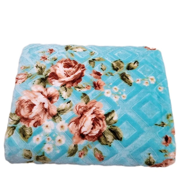 پتو 1 نفره شادیلون مدل روشا طرح لوزی سایز 140×220 سانتی متر