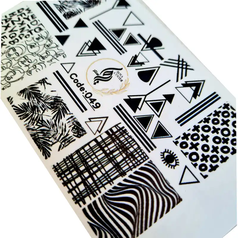 برچسب لنز ناخن مدل 049