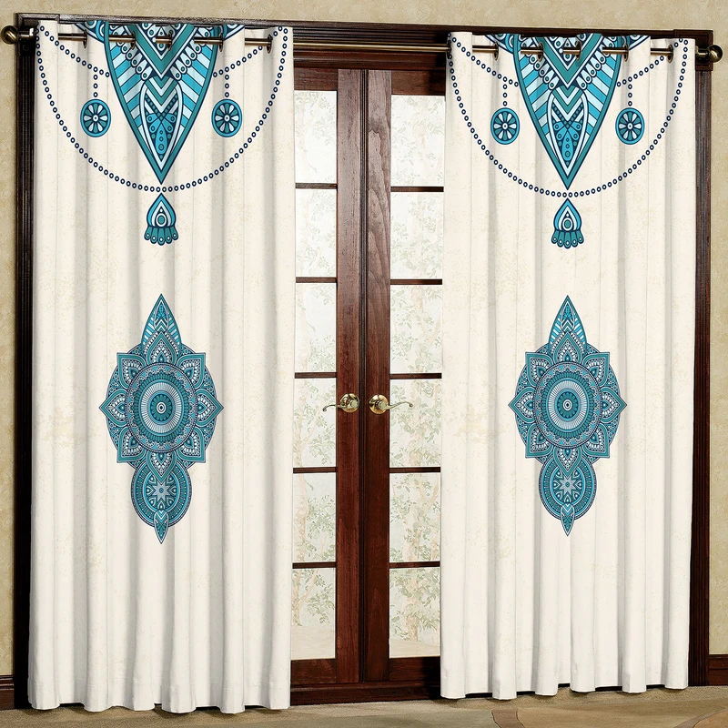 پرده مدل مخمل پانچی کد 4547 سایز 200x140 سانتی متر