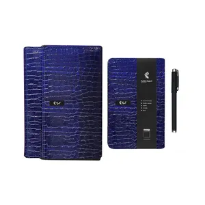 سالنامه سال 1403 پدیده نقش مدل سه لتی چرم به همراه خودکار مجموعه 3 عددی