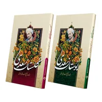 کتاب گلستان سعدی و بوستان سعدی انتشارات آسمان علم 2 جلدی
