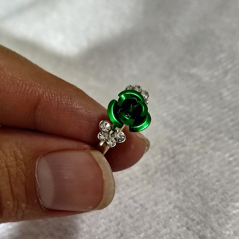 انگشتر دخترانه سلین کالا طرح گل رز مدل ce-ando16 انگشتر دخترانه سلین کالا طرح گل رز مدل ce-ando16