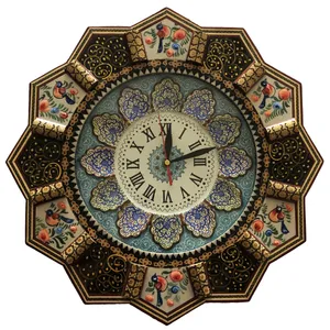 ساعت خاتم کاری طرح گل و مرغ کد R25-1